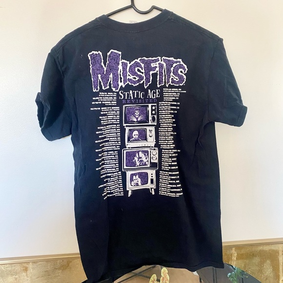 Misfits Static Age Revisited Tour Tee 2015 Size M - Picture 2 of 5